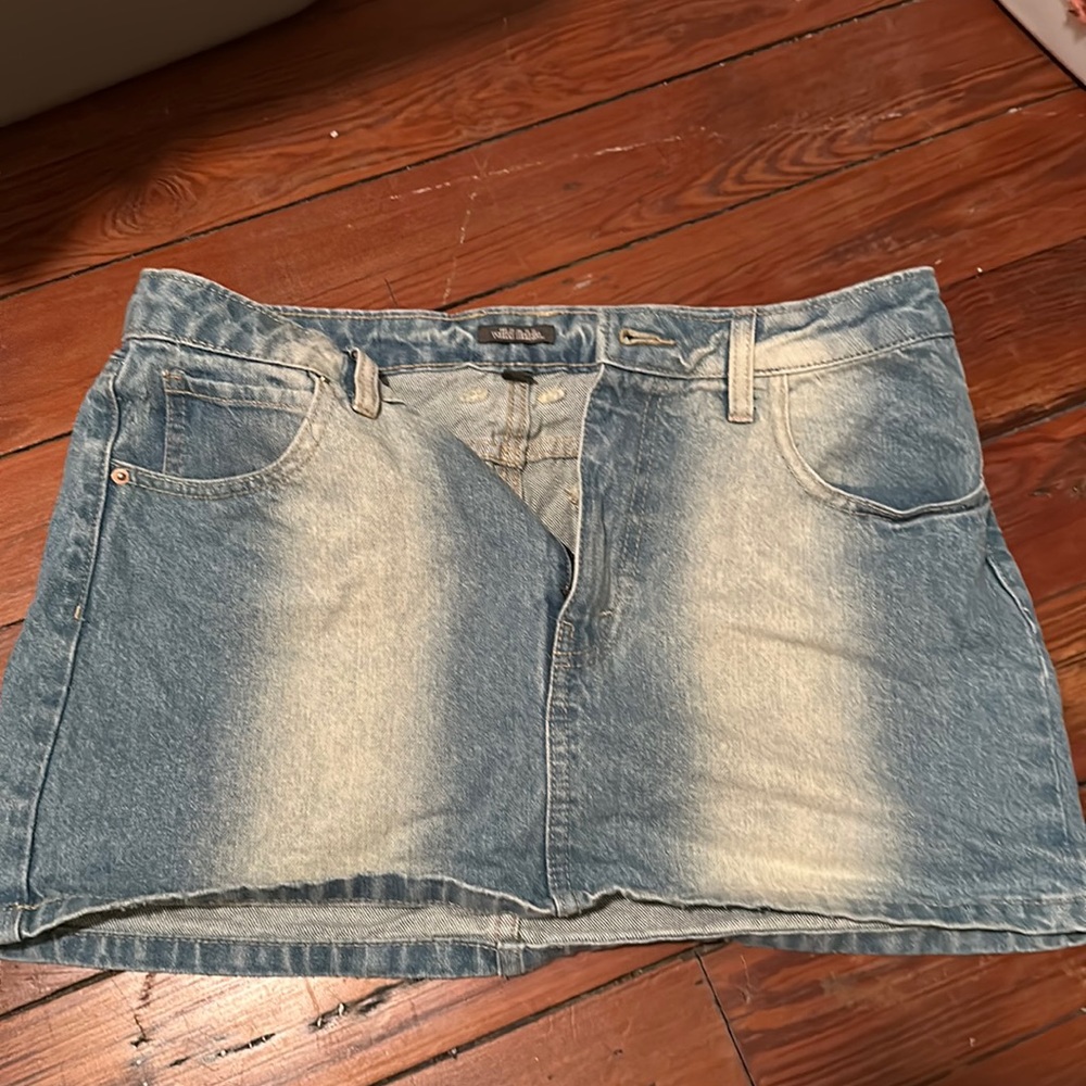 size 8 jean skirt